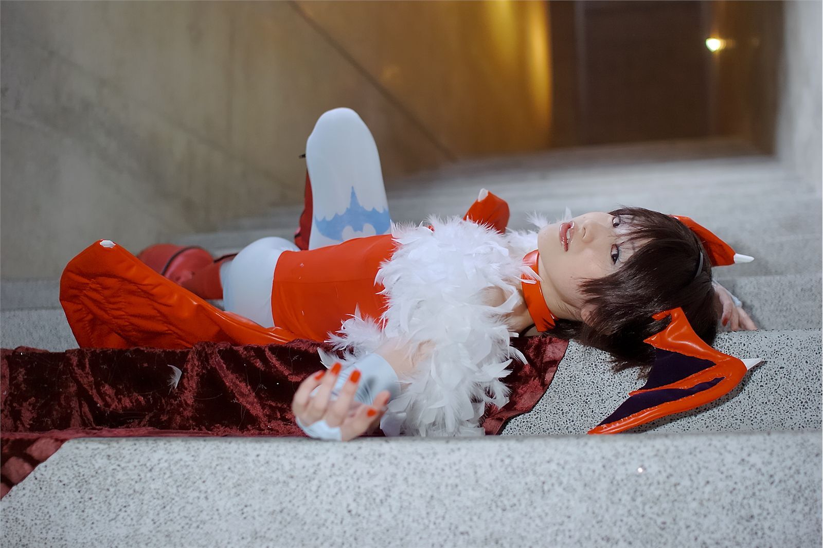 [Cosplay] 2013.04.08 Hot Lilith and Morrigan sexy Cosplay